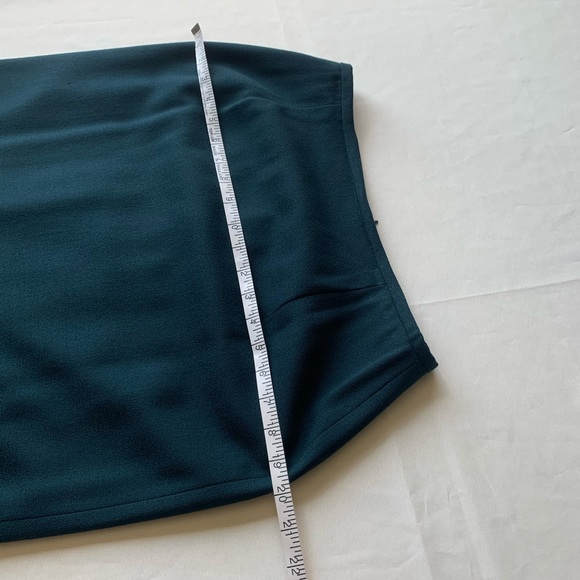 Jones New York pencil skirt pure wool dark teal size 10 - Picture 9 of 12